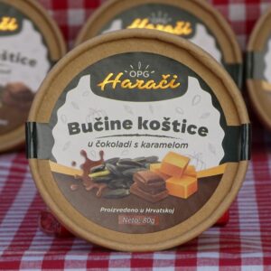 Bučine koštice u čokoladi s karamelom 80g